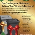 Image representing Residents reminded to check their bin collections over the Christmas and New Year period