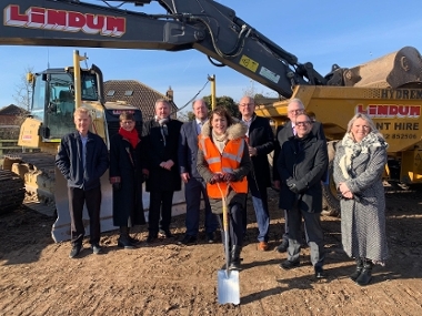 Campus turf cutting