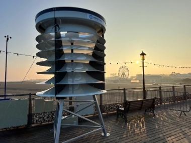 turbine on Skegness Pier by Chris Vaughan Photography