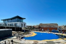 Colonnade and Pool Colonnade and Pool
